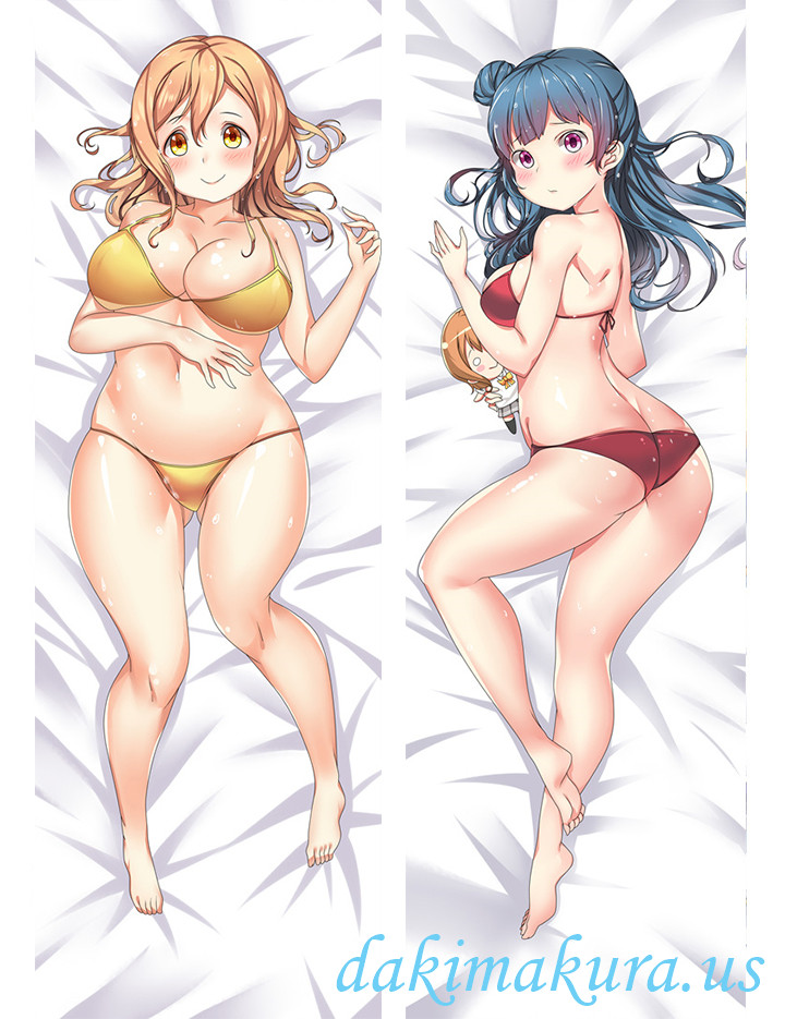 HANAMARU KUNIKIDA AND YOSHIKO TSUSHIMA - LOVE LIVE! SUNSHINE!! ANIME DAKIMAKURA COVER